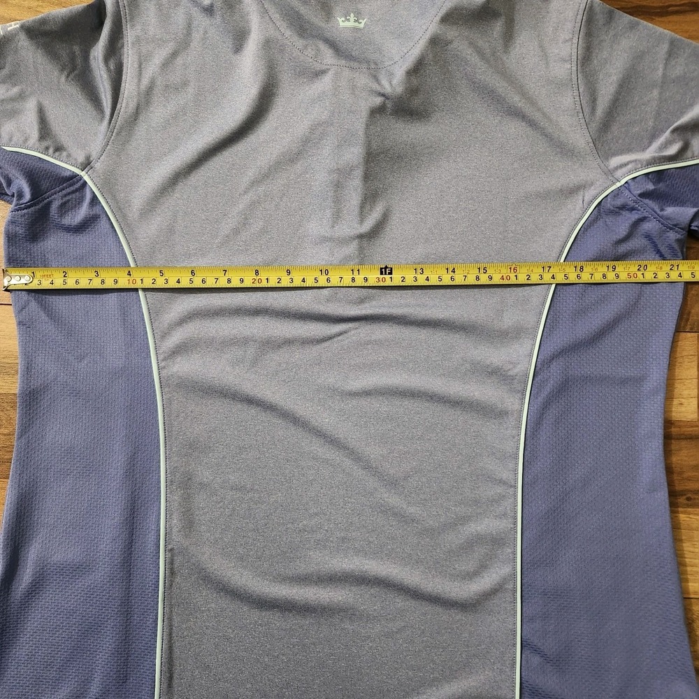 NWT Peter Millar Womens Crown Logo Zip Polo Shirt Purple Zurich Classic Size XL - Picture 4 of 14
